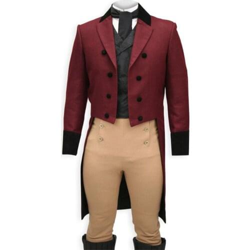 Custom Made to Measure BURGUNDY TAILCOATS FOR MEN,,BESPOKE WINE RED long tail tuxedo tailcoat,TAILORED MEN SUITS