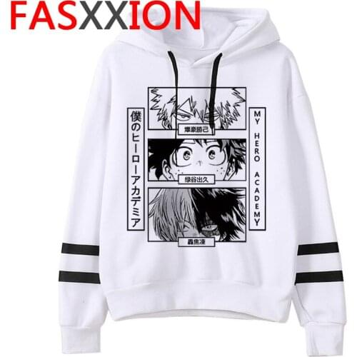Winter Autumn My Hero Academia Graphic Hoodies Men Hot Japanese Anime Boku No Hero Academia Streetwear Unisex Sweatshirts Male