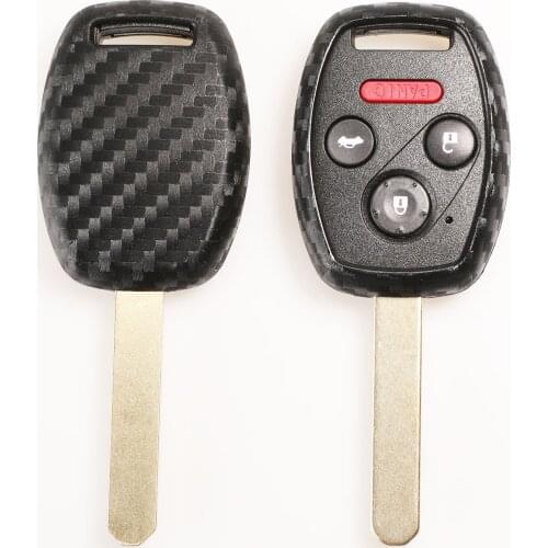 Kutery Remote Car Key Case Silicone Protect Shell For Honda CIVIC JAZZ Pilot Accord CR-V Holder