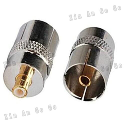 RF coaxial coax TV to MCX antenna Socket connector DVB-TV female to MCX male Plug adapter fast ship