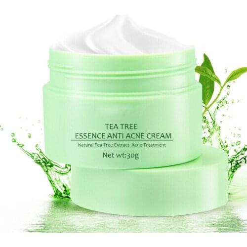 30g Tea Tree Anti Acne Cream Scar Facial Spot Removal Rapid Acne Blain Removing Eliminate Face Skin Care Repair