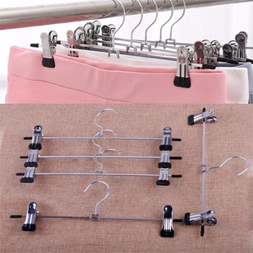 LETAOSK New 20pcs Strong Metal Clothes Peg File Trousers Clip Laundry Drying Hanger Hooks Skirt Pants Clothes Coat Hooks Rack