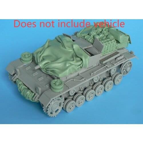 1:35 Scale Resin Die-casting Armored Vehicle Parts Modification Does Not Include The Unpainted Model Of The Tank