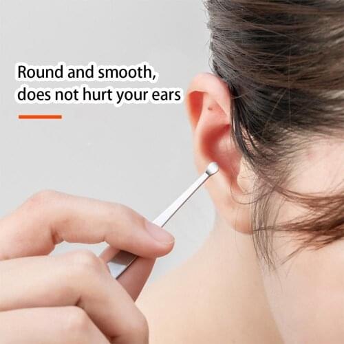 5-piece set stainless steel ear pick ear spoon spiral cleaner picker picker ear dug ear ear ear pickers X8I3