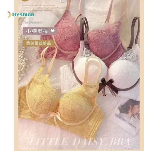 New Style Womens Sexy Lace Bra Underwear Without Steel Ring Bra
