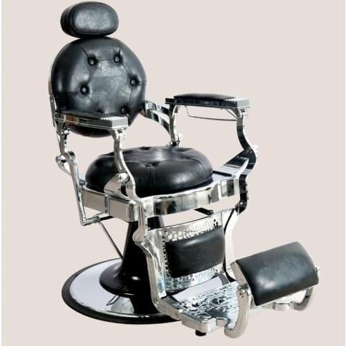 Retro Hairdressing Chair Wholesale European and American Trend Barber Chair Mens Barber Chairs All Purpose Salon Chair