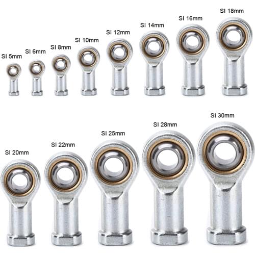 SI 5-22TK Metal Sliding Bearing Sharpener Accessories Right Thread Female SI T/K Ball Joint Metric Threaded Rod End Bearing