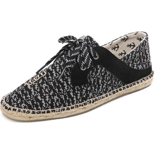 Knitting Fisherman Shoes Men Spring Autumn Loafers Men High Quality Espadrilles Men Sneakers Trend Comfortable Shoes Male