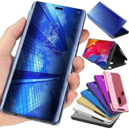 Smart Mirror case For Vivo V15 S1 Z1 Pro mirror Book Filp Leather Cover for Vivo iQOO Z5x V17 Pro Flip Case Coque Fundas Etui