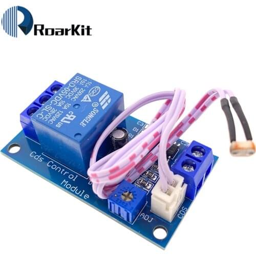 XH-M131 DC 5V / 12V Light Control Switch Photoresistor Relay Module Detection Sensor 10A brightness Automatic Control Module