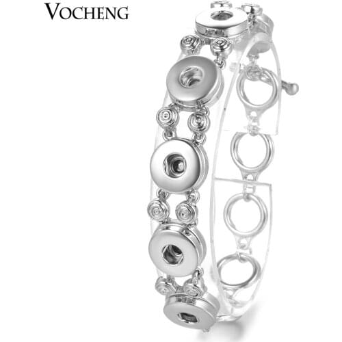12mm Gingersnaps Jewelry Alloy Metal snap charms Bracelet NN-627 Vocheng