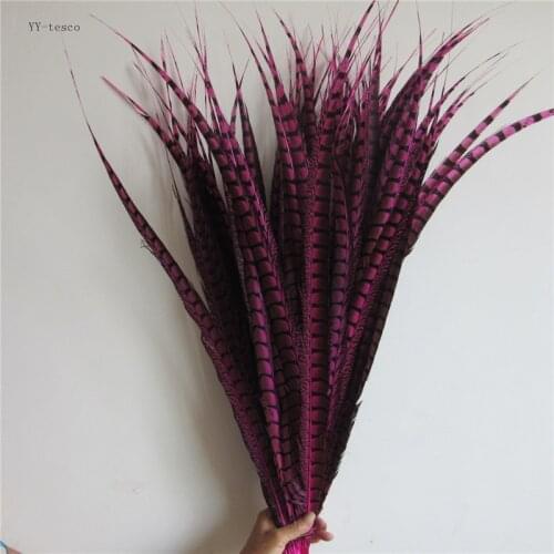 10pcs 36-40inch/90-100cm natural Lady Amherst Pheasant Feather rose pheasant feathers for carnival party costumes decoration