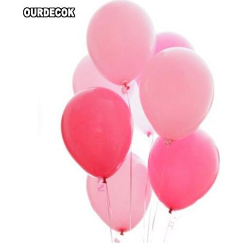100 Pcs/Bag 10inch 1.5g/pc Emulsion Balloon Helium Thickening Pearl Celebration Party Wedding Birthday Decoration Balloons
