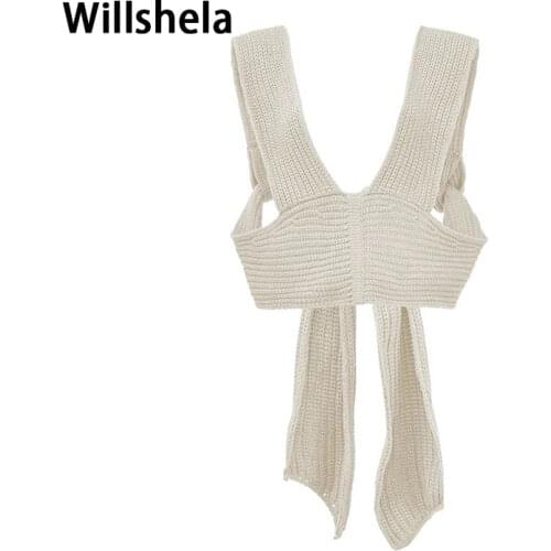 2021 New Women sexy Knitted Crop Tops White Strap Camisole Fashion Ins Style Woman Knit Tops Mujer Verano haut femme