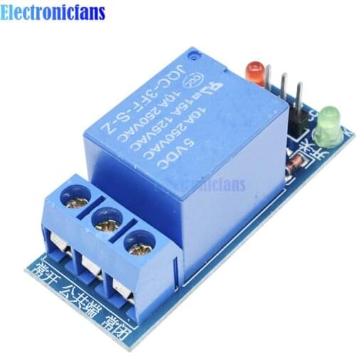 5V low level trigger One 1 Channel Relay Module interface Power Board Shield For Arduino PIC AVR DSP ARM MCU DC AC 220V