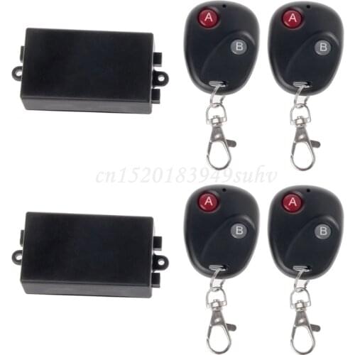 AC 220V 10A 315MHz Wireless Relay Remote Control Switch Receiver 2x LED Transmitter