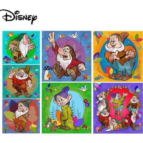 Disney Full Square Drill Embroide 5D Diamond Painting"Cartoon character"Embroidery Cross Stitch Mosaic Home Decor