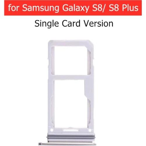 For Samsung galaxy S8/ S8 Plus Card Tray Holder SIM Micro SD Card Slot Adapter Holder Repair Spare Parts