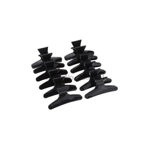 By dhl or ems 100sets 12pcs/set Salon Hair Clip Claw Section Hair Clip Clamps Care Hairpins Pro Butterfly Hairdressing new