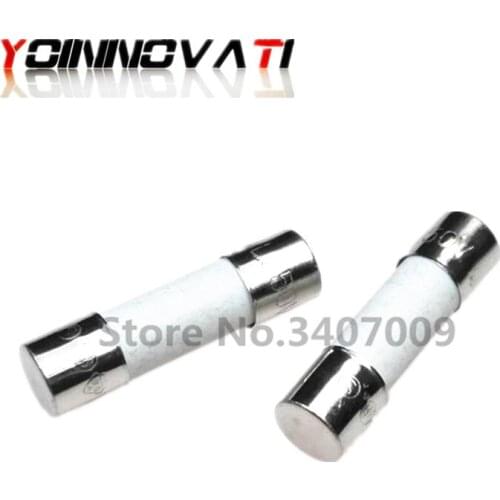100Pcs/Box 5*20mm Fast blow 5*20 Ceramic Fuse 5x20mm 250V 0.1A 1A 1.5A 2A 3A 4A 5A 6A 6.3A 8A 10A 15A 16A 20A 25A 30A