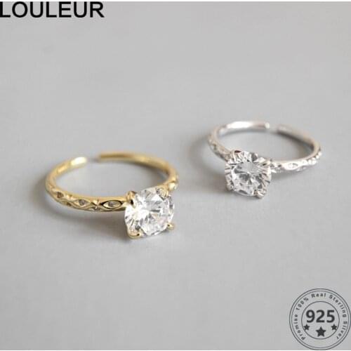 Кольца с фианитами для женщин Louleur China At AliExpress
