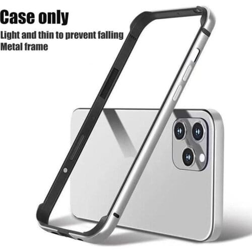 Aluminum Frame Metal Bumper Case For iPhone 12 11 Pro Max 11 Mini SE 2020 iPhone7 7 8 Plus XSMAX Xr Xs ProtectCase Phone Border