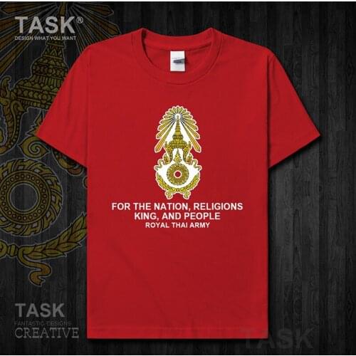 Army Thailand Thai TH THA new Tops Short sleeve clothes country Tactical Military mens t shirt summer Fashion sweatshirt 01