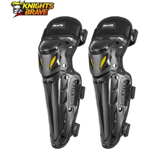 New Motorcycle Knee Pad Men Protective Gear Knee Gurad MX DH Motorbike Knee Protector Rodiller Equipment Motocross Moto Black