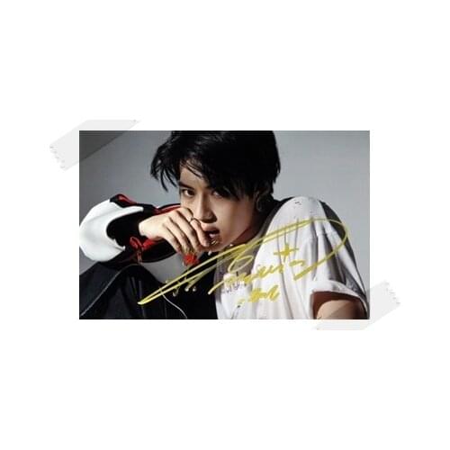 Signed SHINEE Lee Taemin autographed original photo 6 inches frees hipping k-POP 10201703
