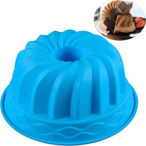 Random Color Silicone Cake Round Shape Mold Kitchen Bakeware DIY Desserts Baking Mold Mousse Cake Moulds Baking Pan Tools