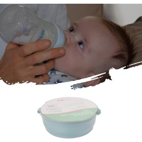 Baby Bottle Sterilizer Microwave Baby Bottle Sterilization Box Steam Sterilizer High Temperature Tableware Toy Sterilizer