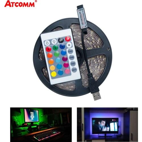 5V USB LED Strip 1m 2m 3m 4m 5m LED TV Backlight SMD 2835 60 LEDs/m Diode Tape Light Desktop PC LCD Monitor Keyboard Lighting
