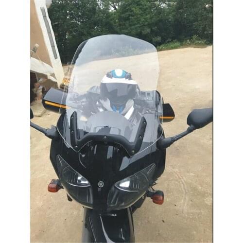 Motorcycle High Quality Modification Increase Windshield Wind Deflectore Windscreen Clear for Yamaha FJR 1300 FJR1300 2001-2005
