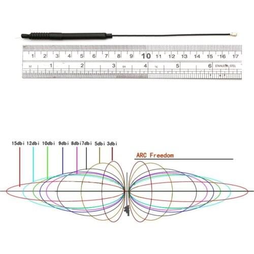 1PC Spring Aerial 800m 850m 868m 900mhz 915mhz internal copper tube antenna 5dbi 60x4mm NEW