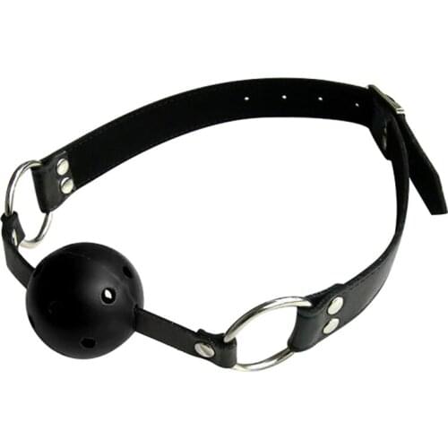 50pcs/lot Hollow Ball Mouth Ball Gag Mouth Cork Sex Stopper Romance Loving Joy Adult Products Sex Games Toys for Couples XN0026