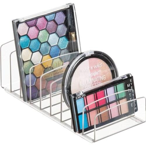 Acrylic Eyeshadow Compact Organizer Drawer Organization Divider Makeup Storage Box Transparent Slot Cosmetics Case