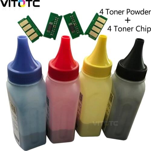 4 Color Cartridge Chip Toner Powder Compatible For Ricoh Aficio SP C252DN C252F C262DNw C262SFW SPC252 SPC262