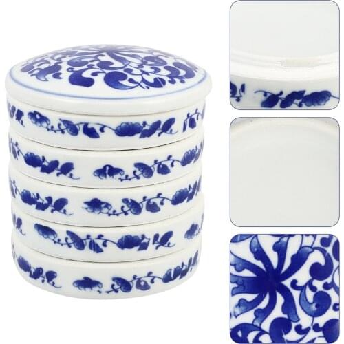 1 Set Ceramic Painting Pallets Color Mixing Board Pigment Trays Painting Plate