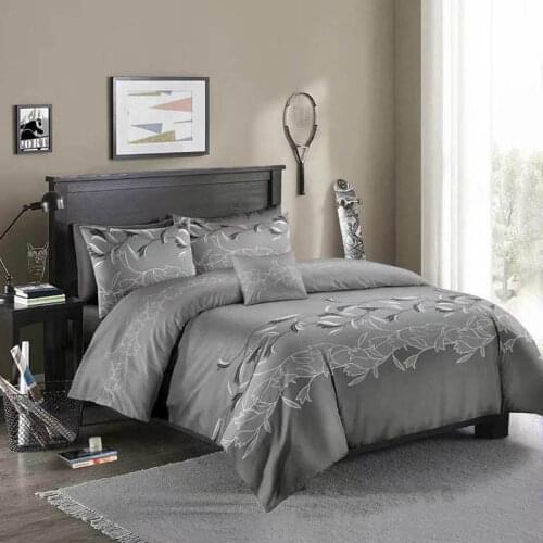 2/3pcs American Style Bedding Set Floral Duvet Cover Pillowcases Kit Single Double Queen King Quilt Covers Bed Set(No Sheet)