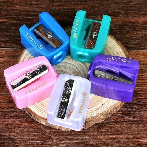 Cosmetic Brush Pencil Sharpener Peeler Eyeliner Knife Sharpener Pencil Shapper Thickness Dual Purpose