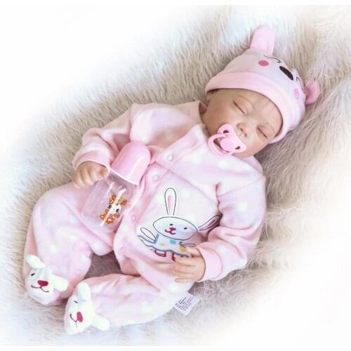 55cm Reborn Baby Dolls Vinyl Silicone Lifelike Alive Soft Babies Toddler Newborn Toy Kids Boys Girls Birthday Chirstmas Gift