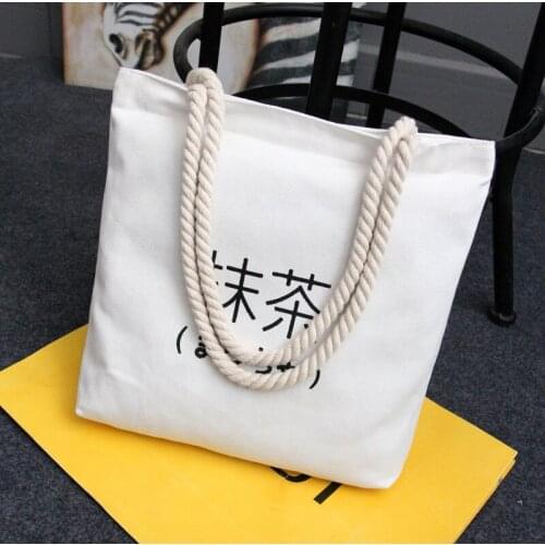Fashion Canvas Bag New Material Bag for Women Students Shoulder Bags Large Capacity Shoulder Bag Printed Logo