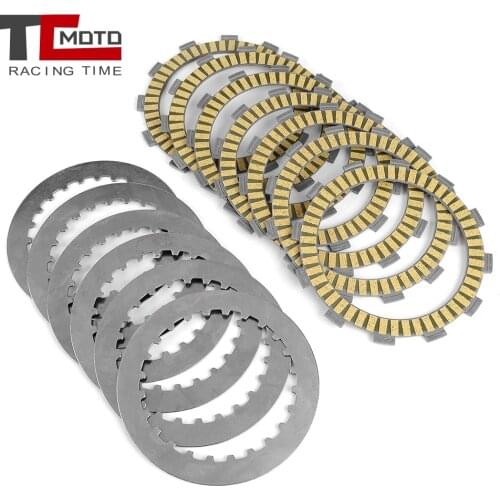 Motorcycle Clutch Friction Disc Plate Kit For Honda CR125R CR 125R 1986-1999 22201-KS6-700 22321-KA3-710