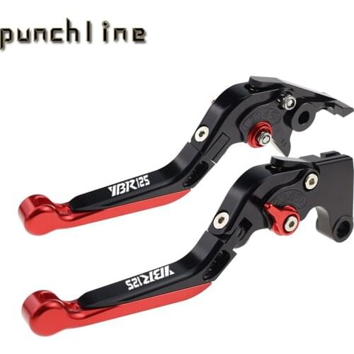 Fit YBR125 2005-2014 Clutch Levers For YAMAHA YBR 125 Folding Extendable Brake Levers