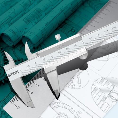 150mm Stainless Steel Vernier Caliper Micrometer Durable Stainless Steel Measuring Tool Caliper for Precision Measurement