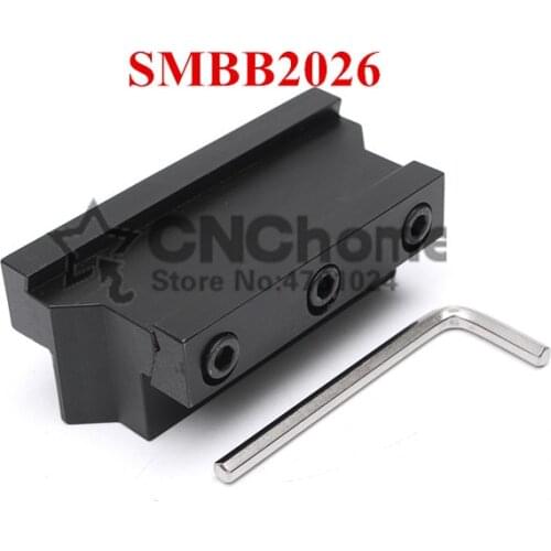 SMBB2026 Parting Blade Block,Indexable Parting Tool Stand Holder 20mm High holding clamp for 26mm Parting Tool SPB26-2/26-3/26-4