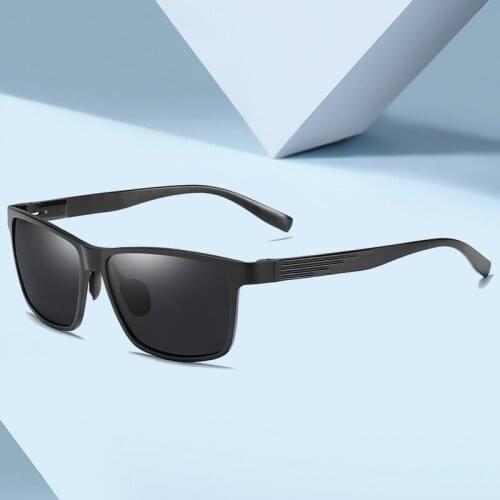 LUOMON Brand Design Polarized Sunglasses Men Women Driver Shades Male Vintage Sun Glasses Men Spuare Mirror Summer UV400 OculoS