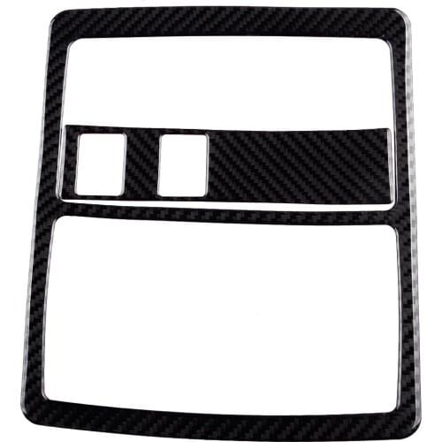 1 Set Car Front Row Reading Light Cover Frame Trim Carbon Fiber Black Fit for Toyota Tacoma 2015 2016 2017 2018 2019 2020