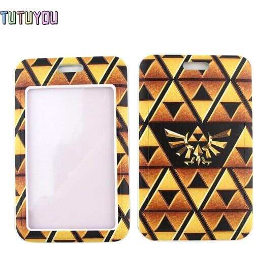 1pc PC2449 Creative Lanyard Card Holder Student Hanging Neck Mobile Phone Lanyard Badge Subway Access Card Holder