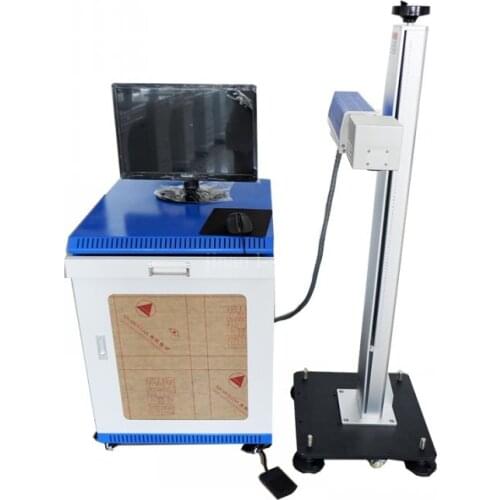 20W 30W 50W metal fiber laser marking machine to mark metal with high precision